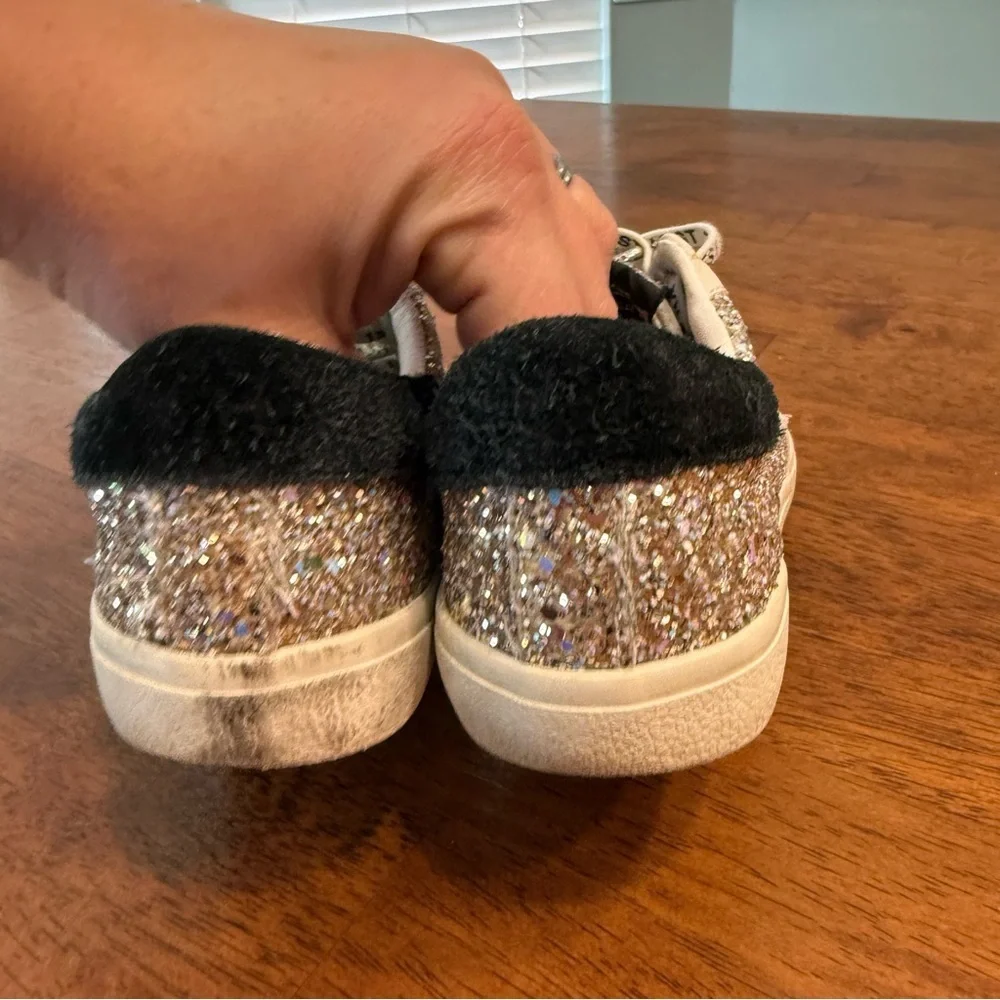 Vintage Havana Glitter Star Sneakers Jumbo glitter gray black mix size 6.5